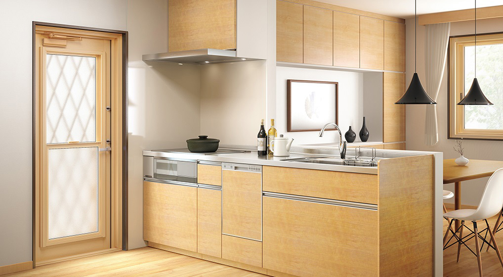 勝手口ドア交換